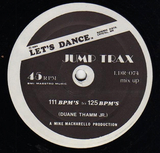 Duane Thamm Jr. - Jump Trax   12” (Let's Dance Records)